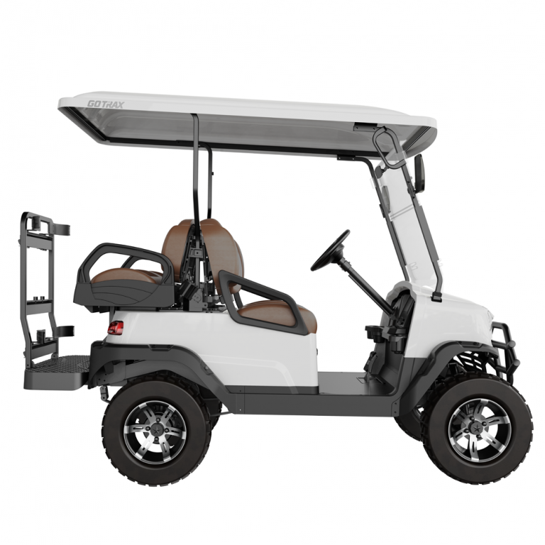 Champion TA 2+2 White Electric Golf Cart TaoMotor